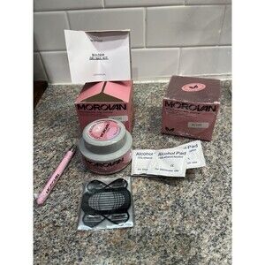PACK OF 2 Morevan LED/UV Hard Gel Manicure Set with Forms Exp 3/2027 Builder Set